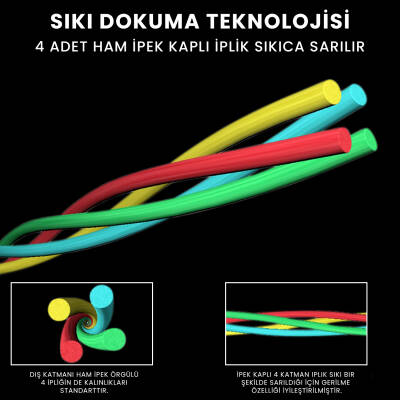 Crystal HDPE Nano İpek Misina 4 Kat 0.16 mm 100 mt - 3