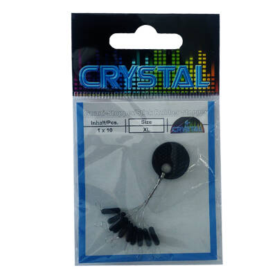 Crystal Kauçuk Stopper XL (10'lu) - Balıkçılıkta Mükemmel Sabitleme! - 2