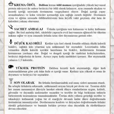 Delibon Creamy Somonlu Kedi Ödül Maması (15gr x 5) - 3