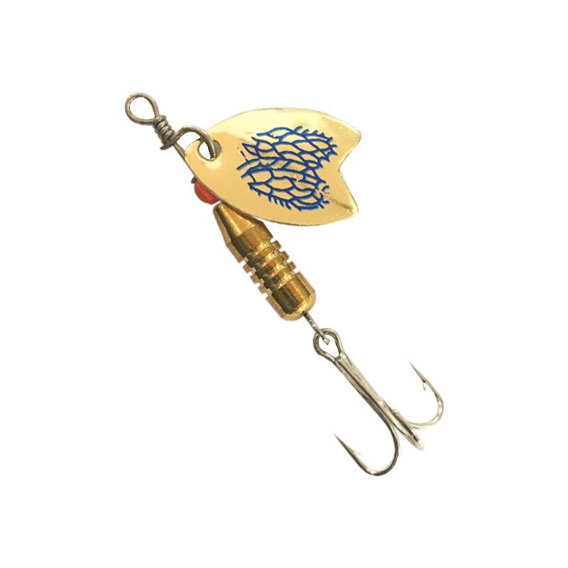 DFT Alabalık Turna Döner Kaşık 6g - Altın Renkli Balık Avı Lure - 1