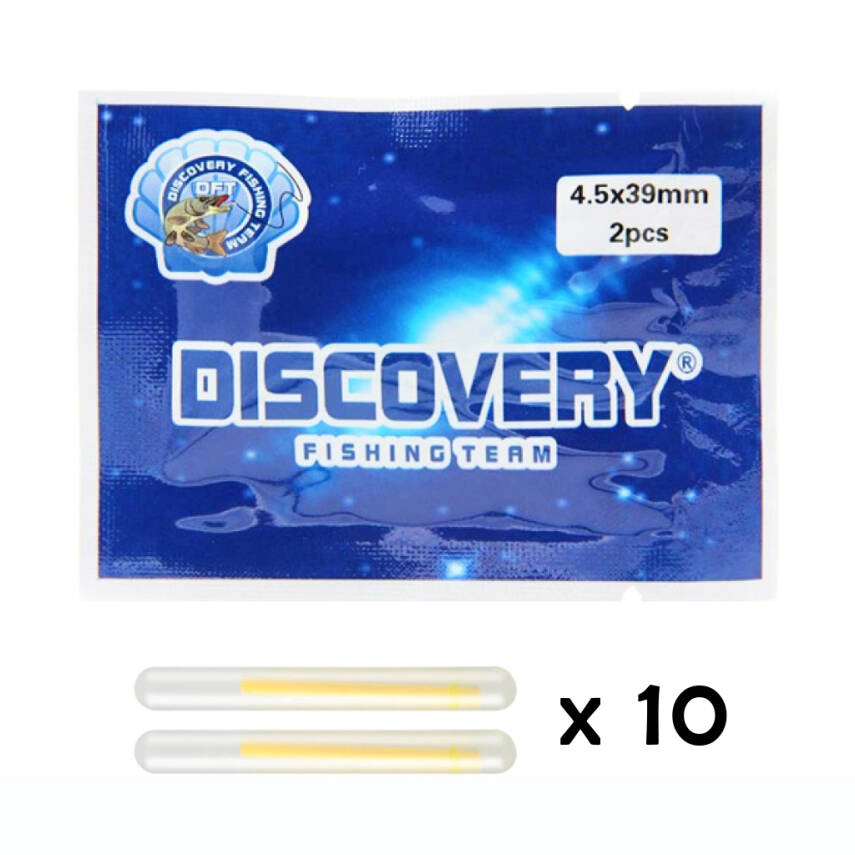 Discovery DFT Balıkçı Fosfor Işığı - Çiftli Gece Balık Avı Aydınlatma Seti - 1