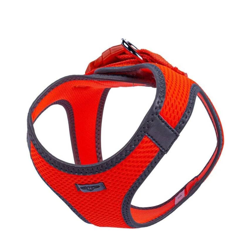 Doggie Havalı Dokuma Reflektörlü Küçük Irk Göğüs Tasması Orange 32-38 cm(ARG-S) - 4