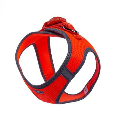 Doggie Havalı Dokuma Reflektörlü Küçük Irk Göğüs Tasması Orange 38-44 cm(ARG-M) - 4