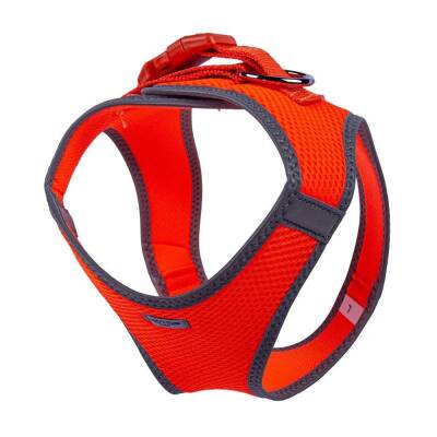 Doggie Havalı Dokuma Reflektörlü Küçük Irk Göğüs Tasması Orange 42-48 cm(ARG-L) - 4
