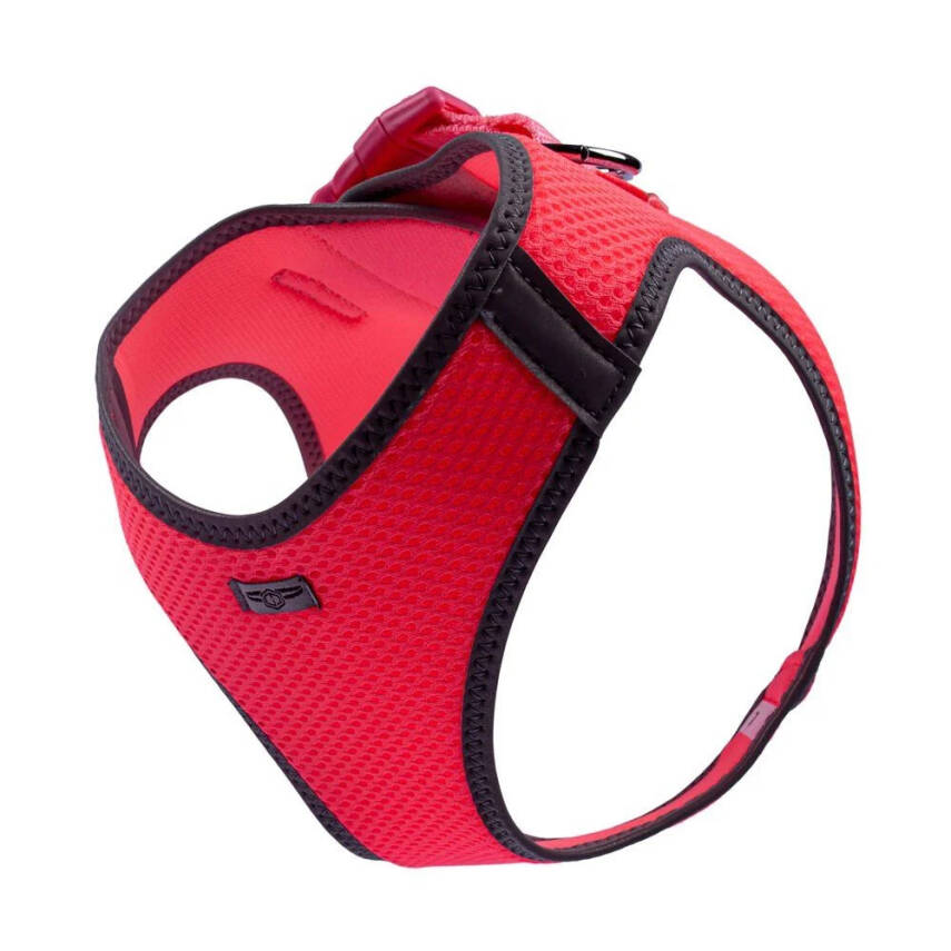 Doggie Havalı Dokuma Reflektörlü Küçük Irk Göğüs Tasması Pembe 42-48 cm (ARG-L) - 4