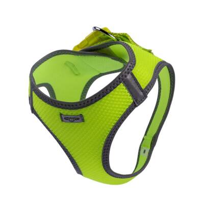 Doggie Havalı Dokuma Reflektörlü Küçük Irk Göğüs Tasması Yellow 38-44 cm(ARG-M) - 4