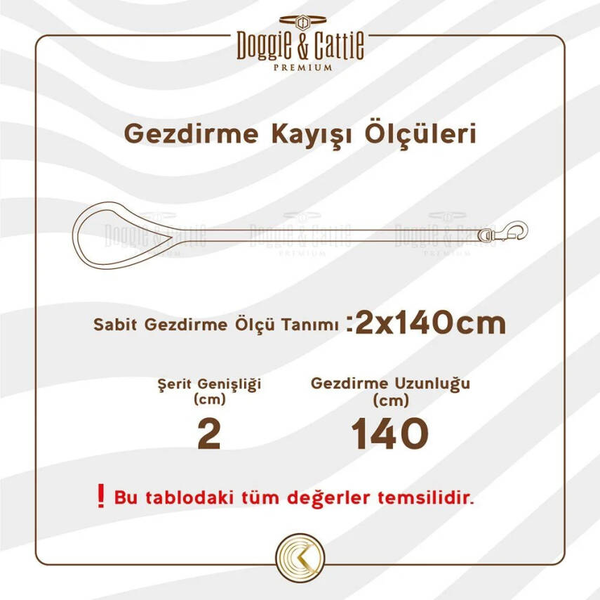 Doggie Konfor Dokuma Gezdirme Kayışı Haki 2*140 Cm (DGZT-20) - 4
