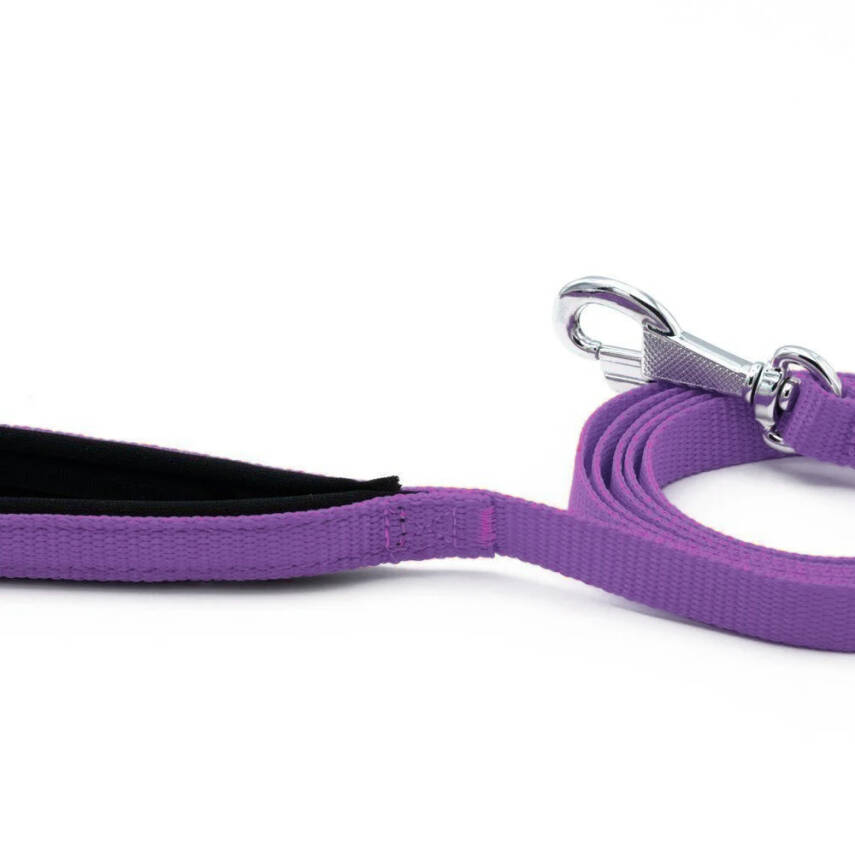 Doggie Konfor Dokuma Gezdirme Kayışı Mor 2*140 Cm (DGZT-20) - 3