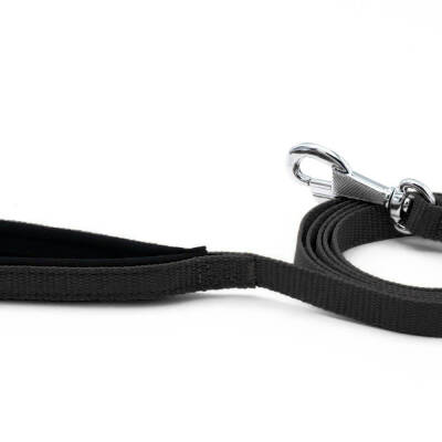 Doggie Konfor Dokuma Gezdirme Kayışı Siyah 1.5*160 Cm - 3
