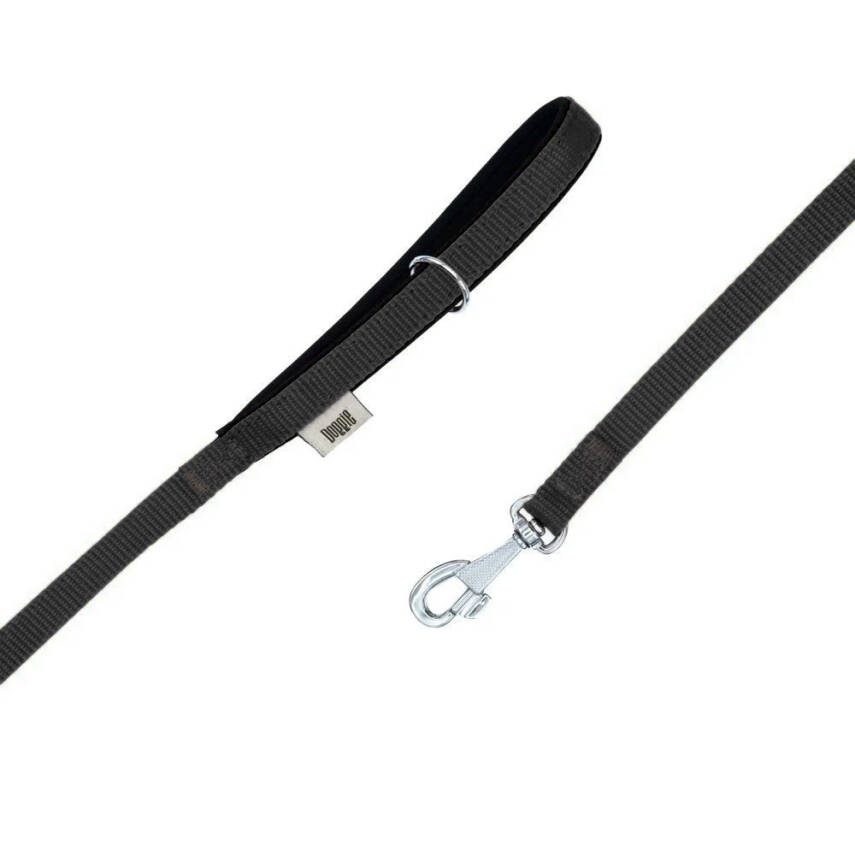 Doggie Konfor Dokuma Gezdirme Kayışı Siyah 2.5*120 Cm - 2