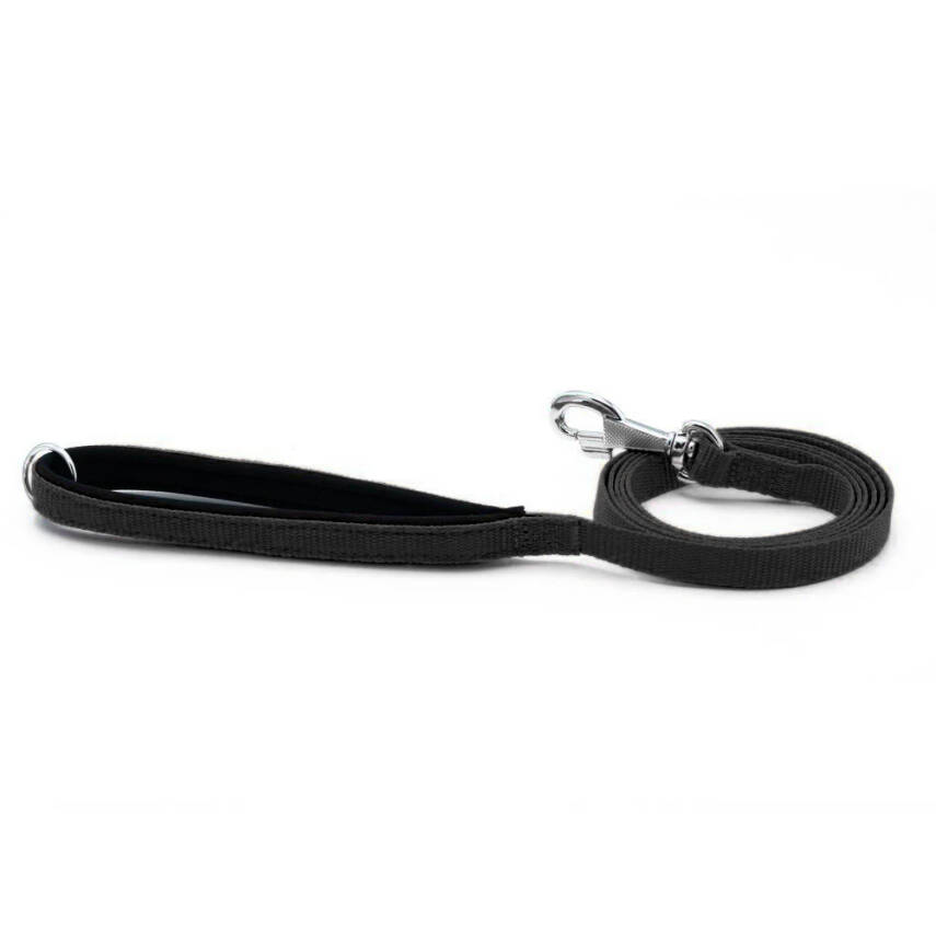 Doggie Konfor Dokuma Gezdirme Kayışı Siyah 2*140 Cm (DGZT-20) - 1