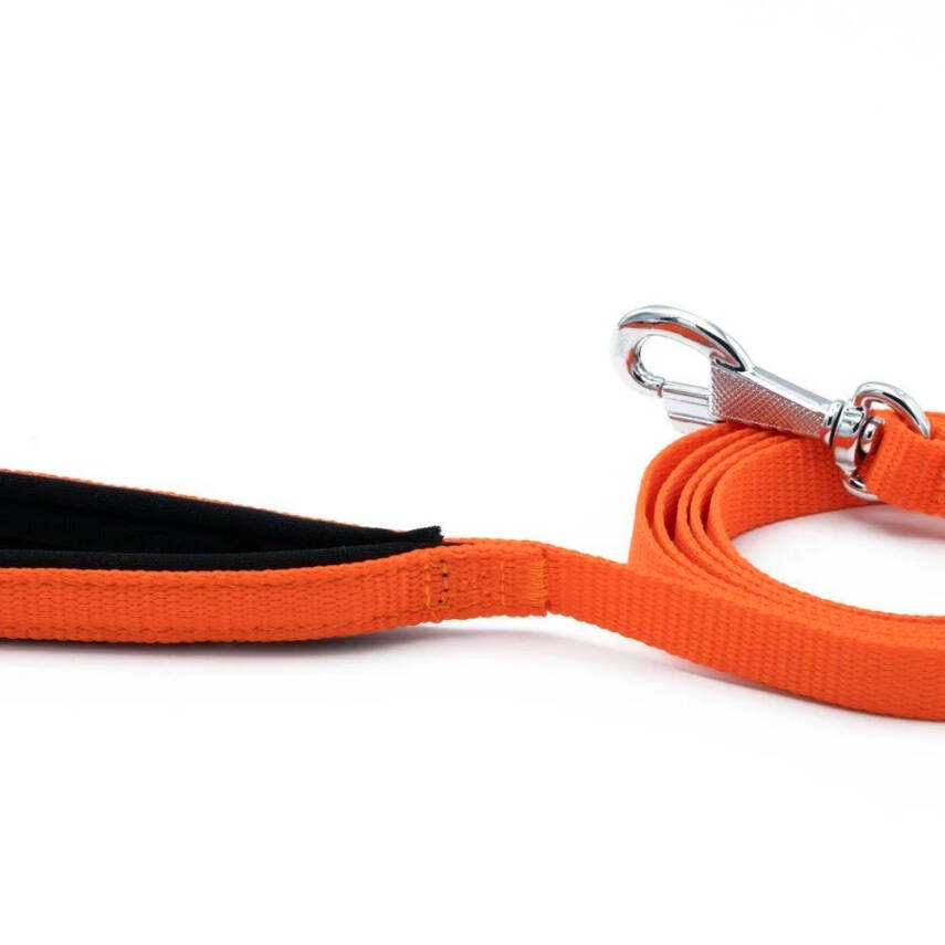 Doggie Konfor Dokuma Gezdirme Kayışı Turuncu 2.5*120 Cm - 3