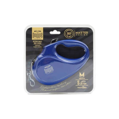 Doggie Master 25kg Otomatik Köpek Gezdirme Tasması - Mavi 5 Metre - 2