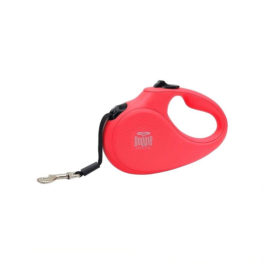 Doggie Master Otomatik Uzatma Tasması Pembe 25 kg/5 mt - 1