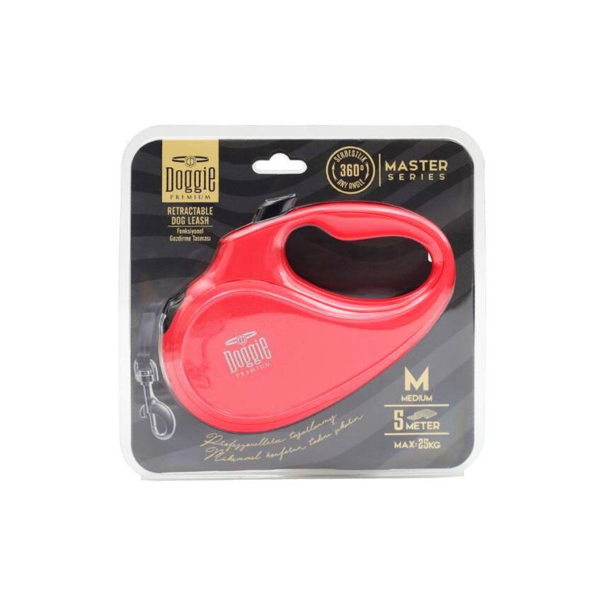 Doggie Master Otomatik Uzatma Tasması Pembe 25 kg/5 mt - 2