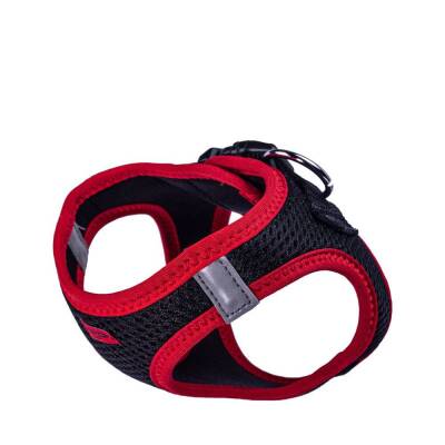 Doggie Havalı Dokuma Neon Küçük Irk Göğüs Tasması Kırmızı 22-26 cm (ANG-3XS) - 4
