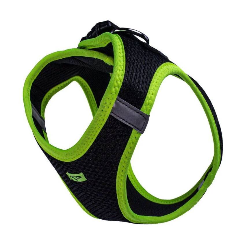 Doggie Havalı Dokuma Neon Küçük Irk Göğüs Tasması Sarı 42-48 cm (ANG-L) - 4