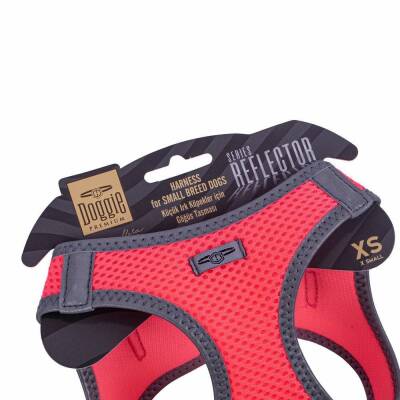 Doggie Havalı Dokuma Reflektörlü Küçük Irk Göğüs Tasması Pembe 30-34 cm (ARG-XS) - 3
