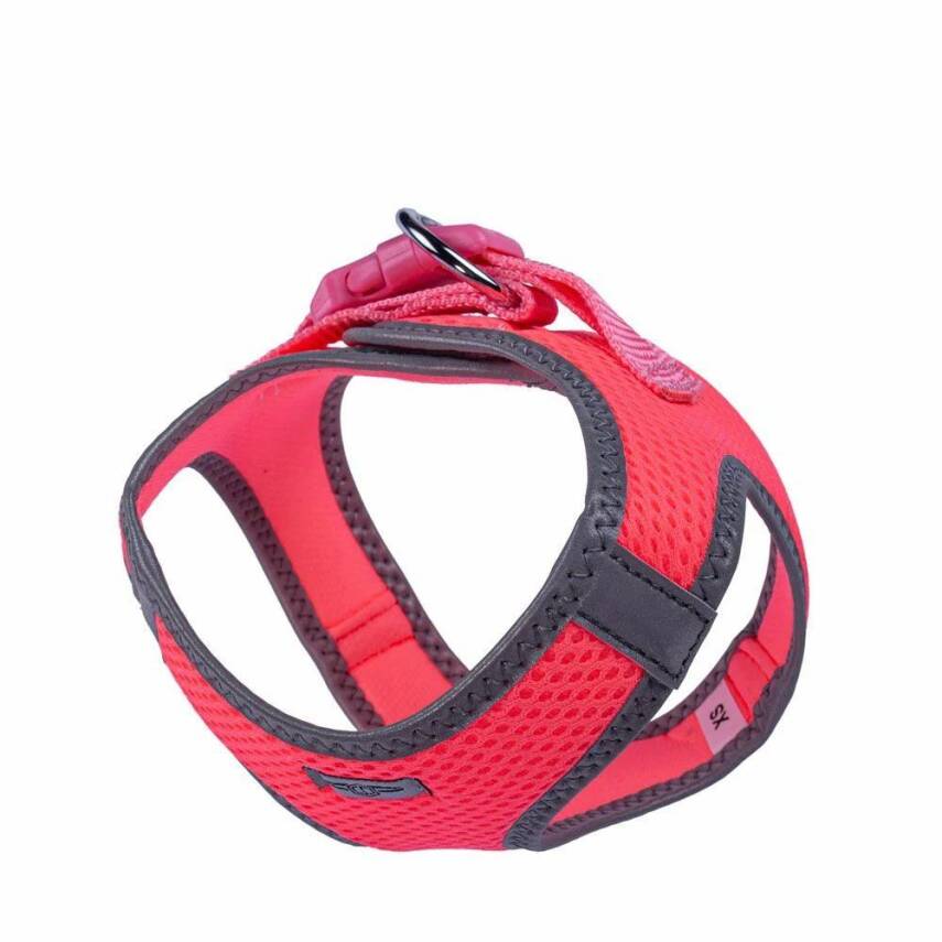 Doggie Havalı Dokuma Reflektörlü Küçük Irk Göğüs Tasması Pembe 30-34 cm (ARG-XS) - 4