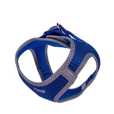 Doggie Havalı Dokuma Reflektörlü Küçük Irk Göğüs Tasması Mavi (30-34 cm) - 4