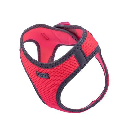 Doggie Havalı Dokuma Reflektörlü Küçük Irk Göğüs Tasması Pembe 32-38 cm (ARG-S) - 4