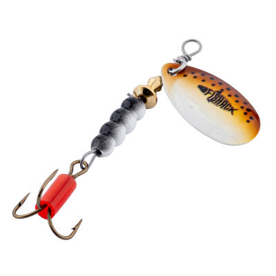 Fishack GlideX Brownie Döner Kaşık - Alabalık, Turna ve Levrek Avı İçin Mükemmel Seçim