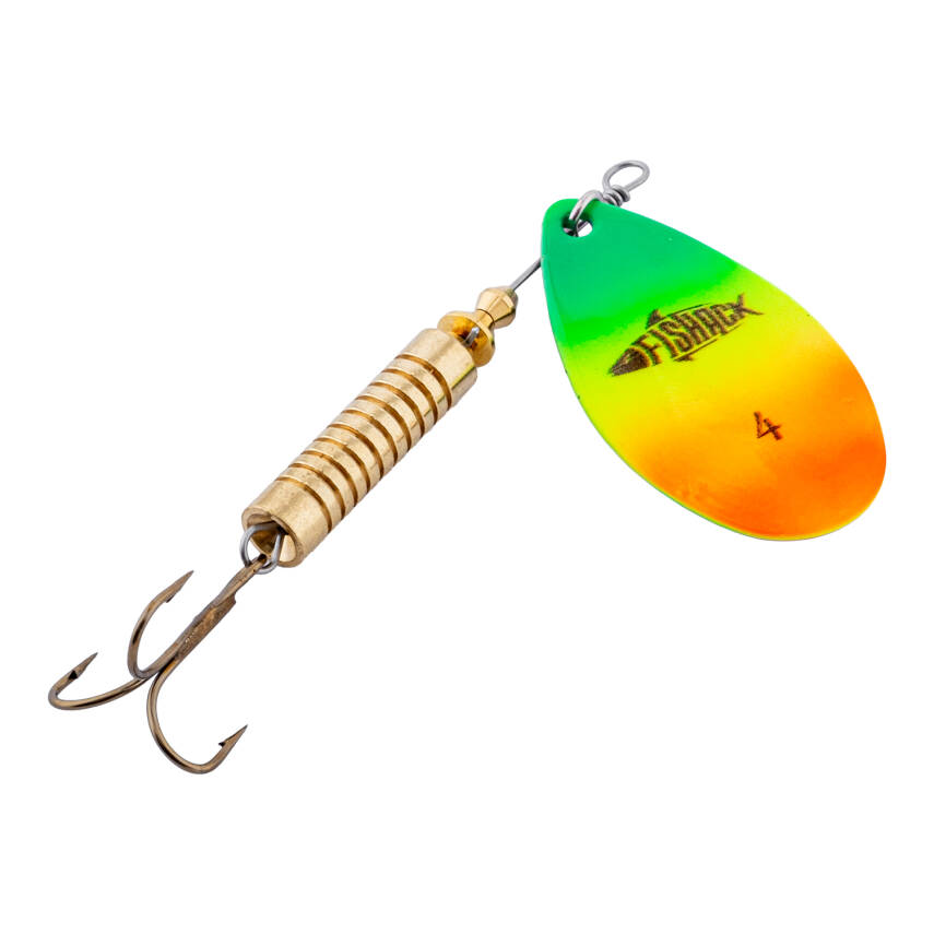 Döner Kaşık - Fishack GlideX - Gökkuşağı - 13,2g - No:4 - Alabalık/Turna/Levrek Olta Kaşığı - 1