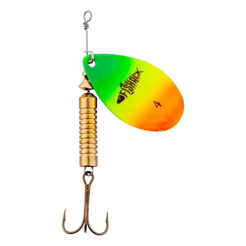 Döner Kaşık - Fishack GlideX - Gökkuşağı - 13,2g - No:4 - Alabalık/Turna/Levrek Olta Kaşığı - 2