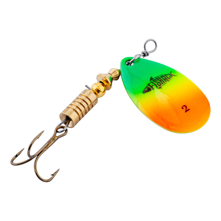 Döner Kaşık - Fishack GlideX - Gökkuşağı - 5g - No:2 - Alabalık/Turna/Levrek Olta Kaşığı - 1