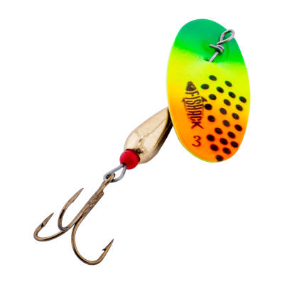 Fishack GlideX Gökkuşağı XD Döner Kaşık - Alabalık, Turna ve Levrek Avı İçin Mükemmel Seçim