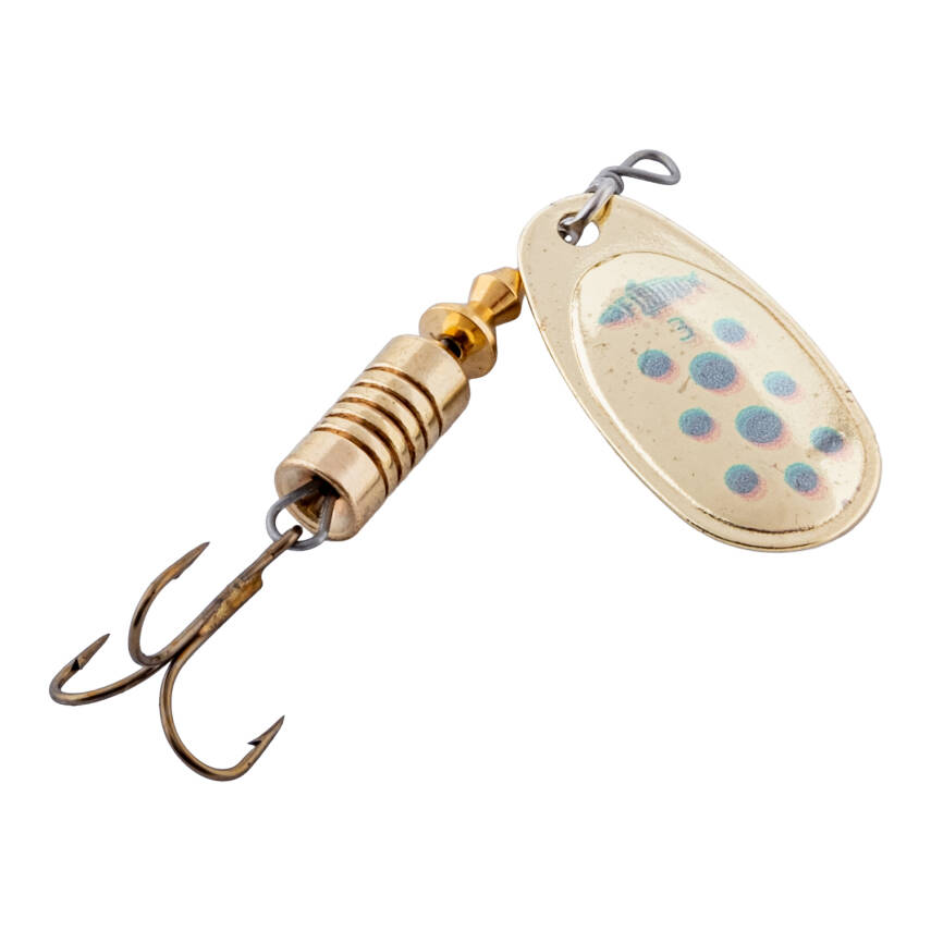 Döner Kaşık - Fishack GlideX - Golden Blue - 7g - No:3 - Alabalık/Turna/Levrek Olta Kaşığı - 1