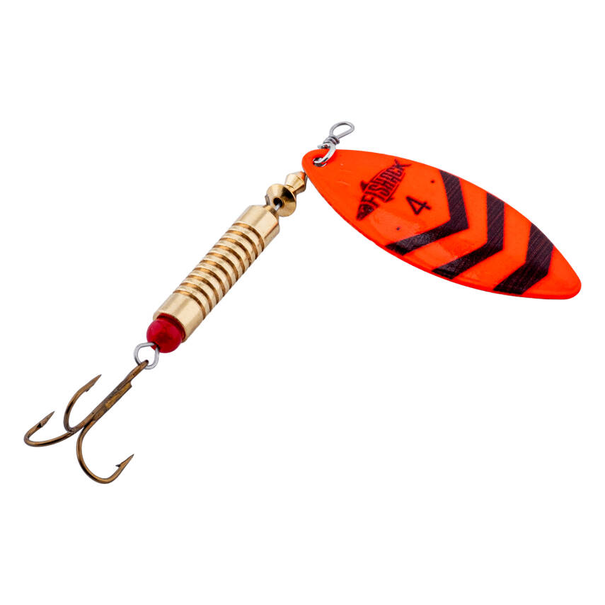 Fishack GlideX Orange Flash Döner Kaşık - Alabalık, Turna ve Levrek Avı İçin Mükemmel Seçim - 1