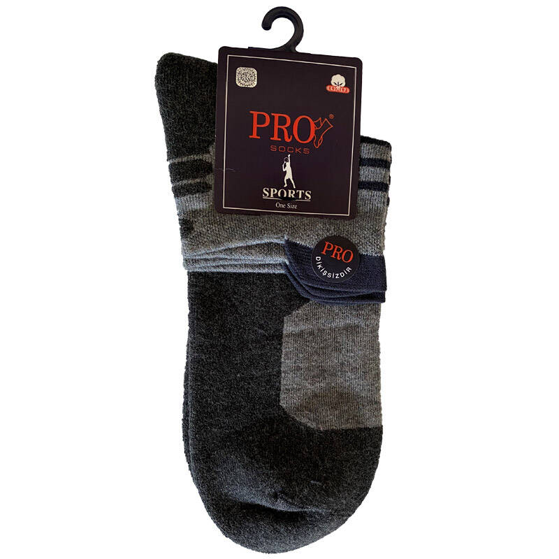 Dukha Havlu Erkek Patik Çorabı - Antrasit Konfor ve Kalite Bir Arada - 1