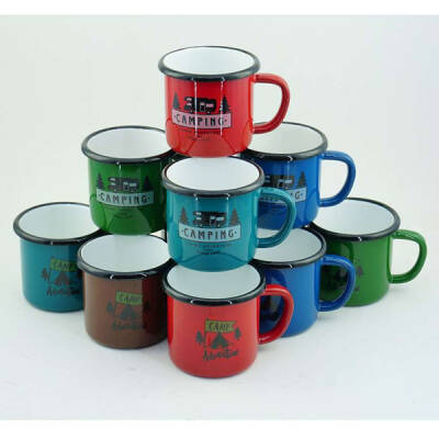 EB-330 Açık Beyaz Emaye Bardak - Nostaljik ve Şık Tasarım