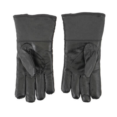 Erkek Deri Eldiven - İçi Peluşlu - Savex - Siyah - 137-F - 2