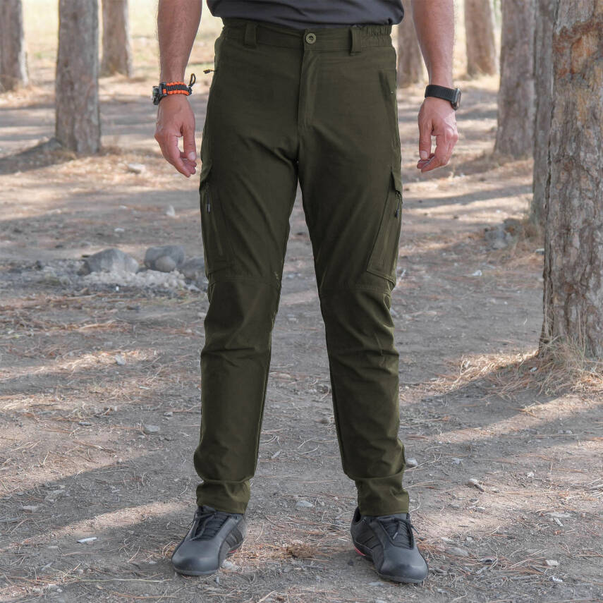 Erkek Outdoor Tactical Pantolon - Haki Renk - 1