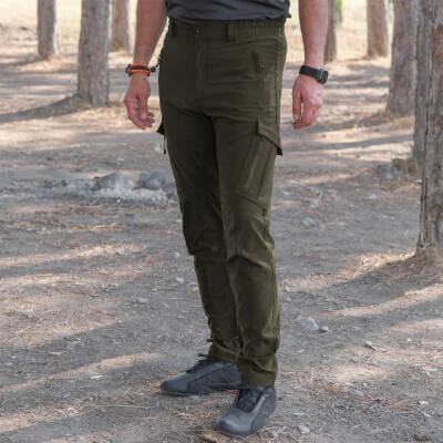 Erkek Outdoor Tactical Pantolon - Haki Renk - 2