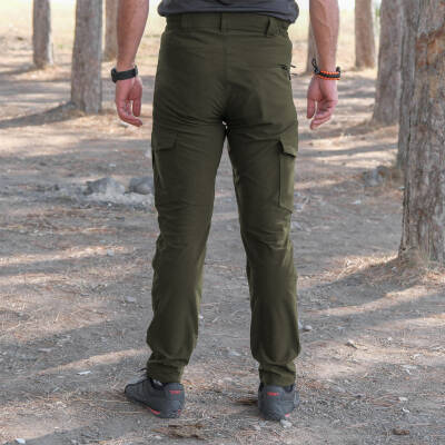 Erkek Outdoor Tactical Pantolon - Haki Renk - 3