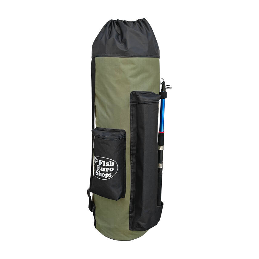 Euro Fish Kamış Çantası Boru Tipi Siyah-Haki 80 cm - 1