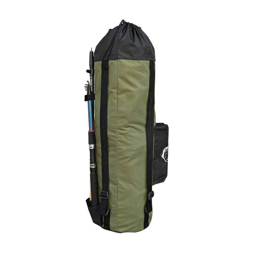 Euro Fish Kamış Çantası Boru Tipi Siyah-Haki 80 cm - 3