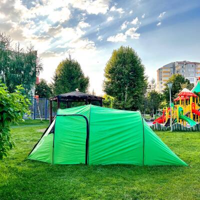 Family 4 Kişilik Çadır - Argeus - Çift Tenteli Çadır - Aile Çadırı - ARG-202 - Geniş Bagajlı - 7