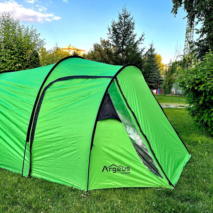 Family 4 Kişilik Çadır - Argeus - Çift Tenteli Çadır - Aile Çadırı - ARG-202 - Geniş Bagajlı - 9