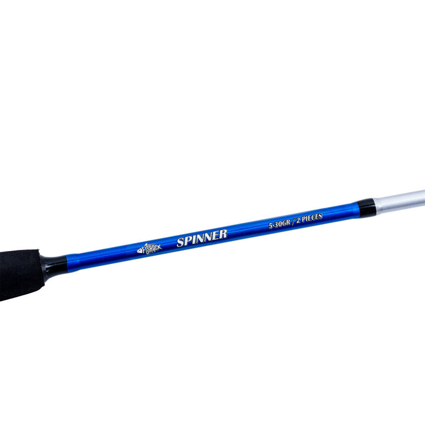 Fishack 180cm Dolgulu Spin Olta Kamışı - İki Parçalı Seyyar Balıkçılık Ekipmanı - 5