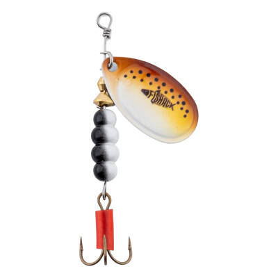 Fishack GlideX Brownie Döner Kaşık - Alabalık, Turna ve Levrek Avı İçin Mükemmel Seçim - 2