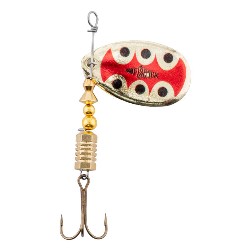 Fishack GlideX Golden Ladybug Döner Kaşık - Alabalık, Turna ve Levrek Avı İçin Mükemmel Seçim - 2