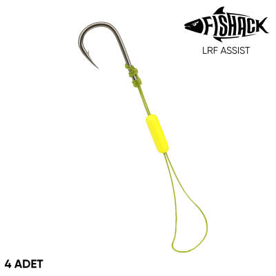 Fishack LRF Assist İğne - İpli LRF Hırsız İğnesi - Stoperli - 4 Adet