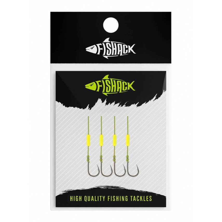 Fishack LRF Assist İğne - İpli LRF Hırsız İğnesi - Stoperli - 4 Adet - 2