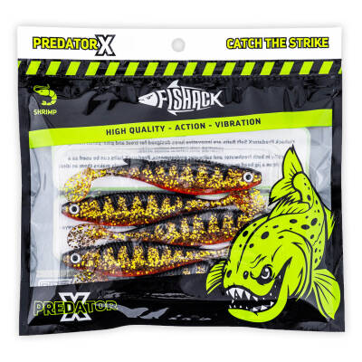 Fishack PredatorX Lava Silikon Sahte Balık (10g, 100mm) - UV Boyalı - 5