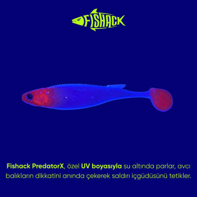 Fishack PredatorX Redhead Silikon Sahte Balık - 10g 100mm - 3