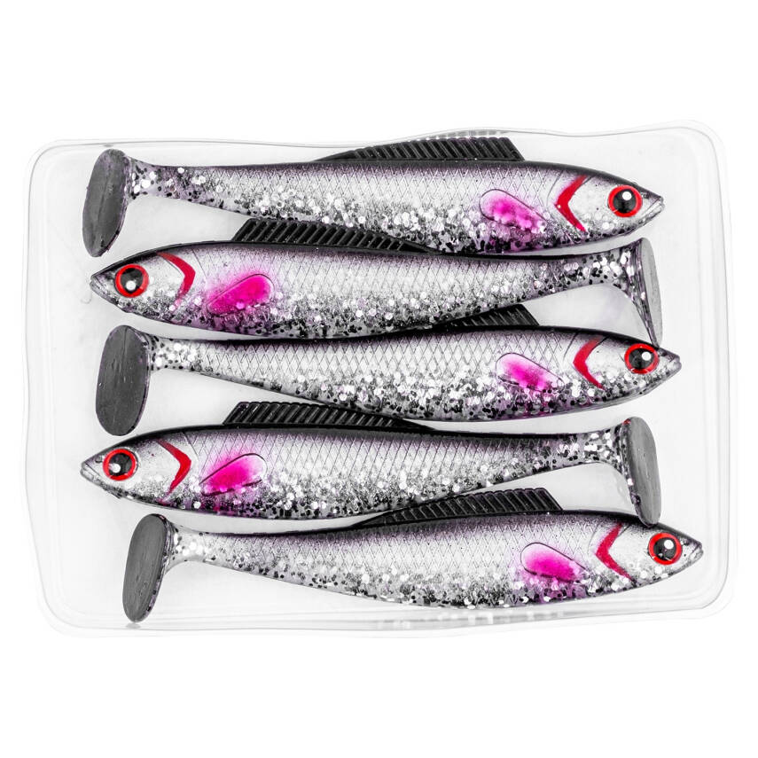 Fishack PredatorX Silikon Sahte Balık - 4,5g 85mm - UV Boyalı - Ghosty - 4